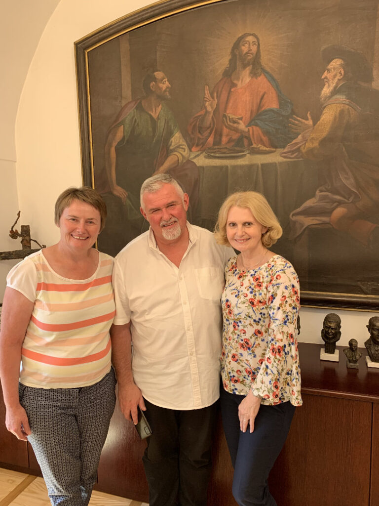 Marija Anžič, p. Simon Peter Berlec, Ana Berlec Turk - sestra p. SP